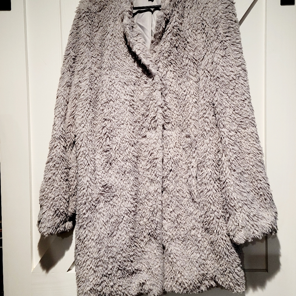 Kenneth Cole Faux Fur Coat